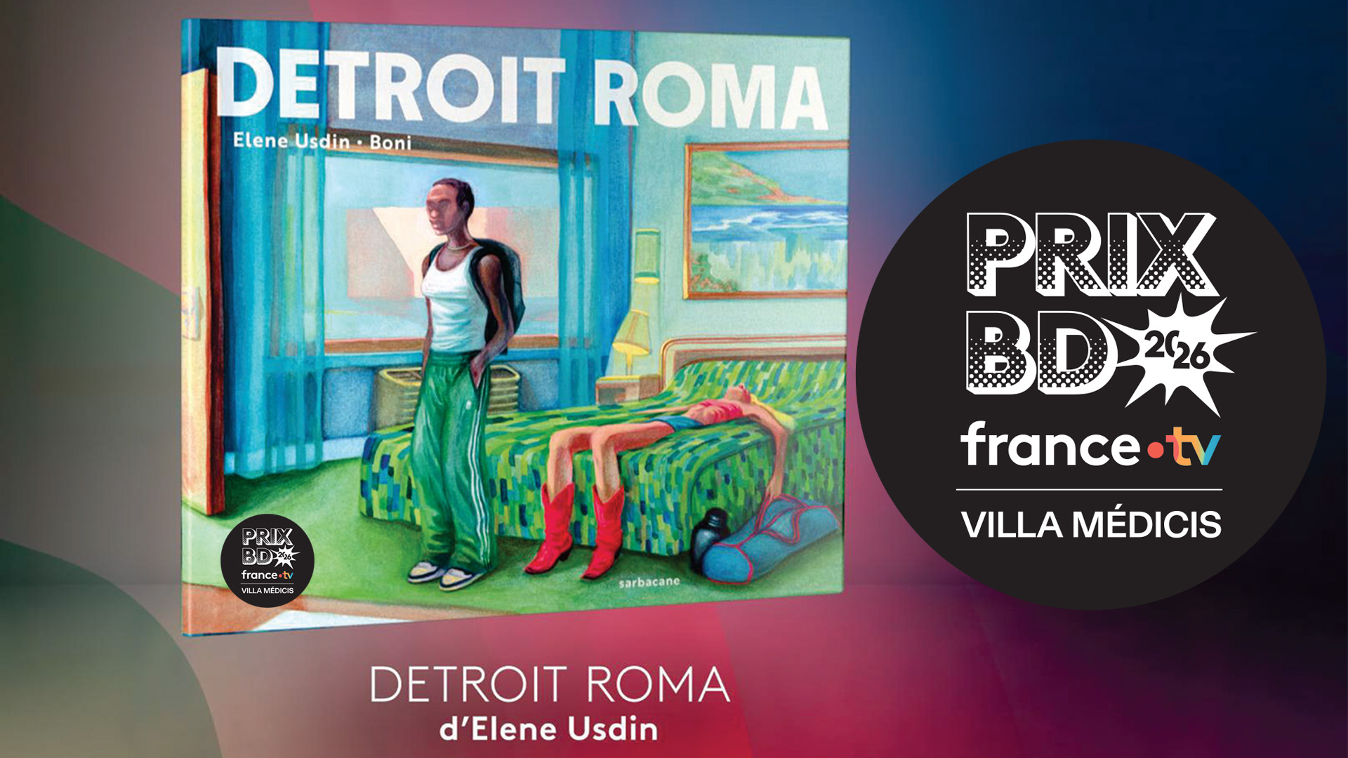 France Télévisions annonce le lauréat du Prix BD France Télévisions Villa Médicis